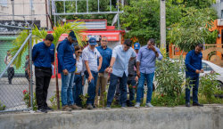 Caasd inspecciona saneamiento de cañadas en el Gran Santo Domingo