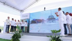 Presidente Abinader deja iniciados los trabajos del puerto turístico Samaná…