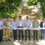 El presidente Abinader y el ministro David Collado inauguran un nuevo hotel en la Ciudad Colonial