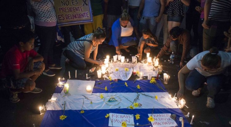 protestas en Nicaragua