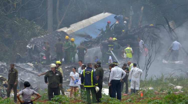 avión cae cuba