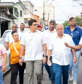Fellito Suberví afirma más de 50 mil personas se beneficiarán con nueva red sanitaria y con “gigante cisterna”, en Villa Juana