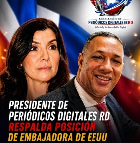 Presidente de Periódicos Digitales RD, Rudys Fernández respalda gestión de la embajadora Francis Leah Campos por su apoyo a los medios digitales