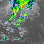 Persistirán los aguaceros, tormentas eléctricas y ráfagas de viento por incidencia de una vaguada