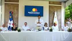 Ministro David Collado deja iniciadas obras en Maimón, Puerto Plata